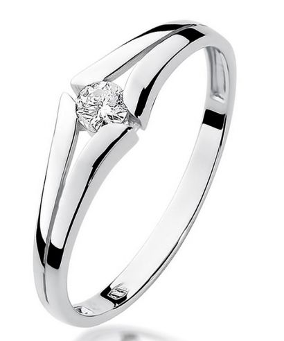 Prsten Bonore - Bílé Zlato 585 - Diamant 0,08 Ct