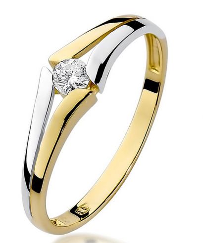 Prsten Bonore - Zlato 585 - Diamant 0,1 Ct
