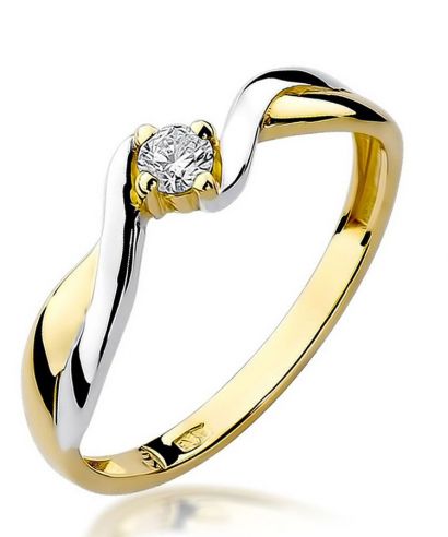 Prsten Bonore - Zlato 585 - Diamant 0,1 Ct