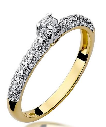 Prsten Bonore - Zlato 585 - Diamant 0,15 Ct