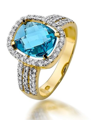 Prsten Bonore - Zlato 585 - Topaz 3 Ct