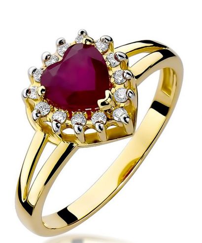 Prsten Bonore - Zlato 585 - Rubín 1,1 Ct