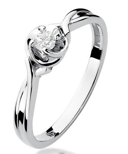 Prsten Bonore - Bílé Zlato 585 - Diamant 0,1 Ct