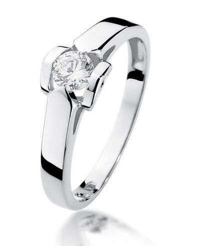 Prsten Bonore - Bílé Zlato 585 - Diamant 0,3 Ct