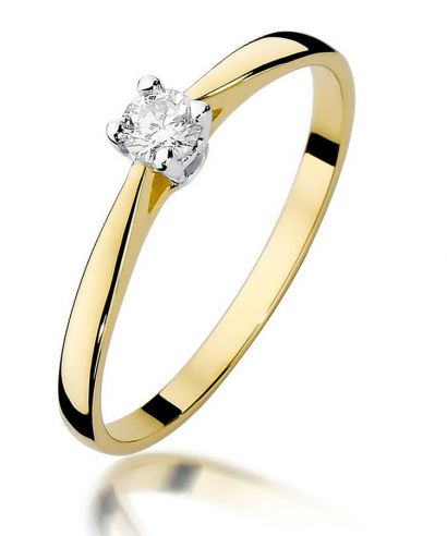 Prsten Bonore - Zlato 585 - Diamant 0,15 Ct