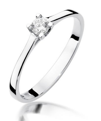 Prsten Bonore - Bílé Zlato 585 - Diamant 0,15 Ct