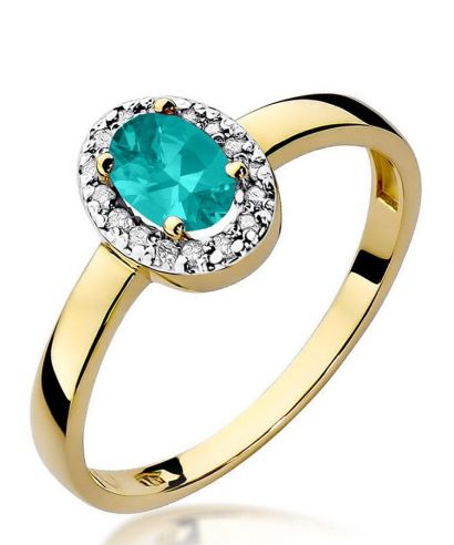 Prsten Bonore - Zlato 585 - Smaragd 0,4 Ct