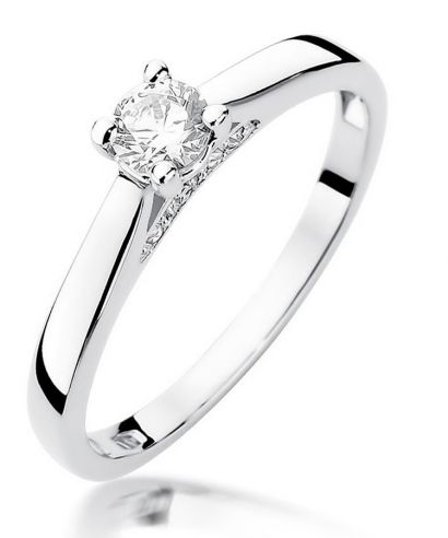 Prsten Bonore - Bílé Zlato 585 - Diamant 0,25 Ct