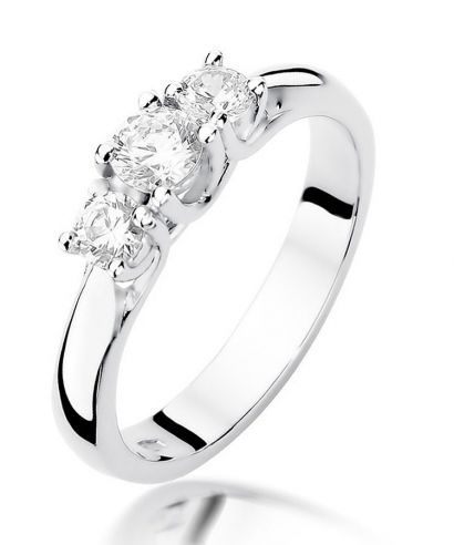 Prsten Bonore - Bílé Zlato 585 - Diamant 0,25 Ct