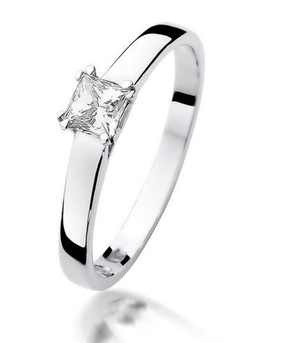 Prsten Bonore - Bílé Zlato 585 - Diamant 0,3 Ct