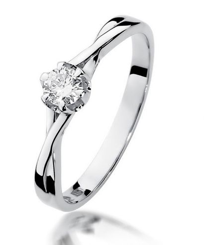 Prsten Bonore - Bílé Zlato 585 - Diamant 0,23 Ct