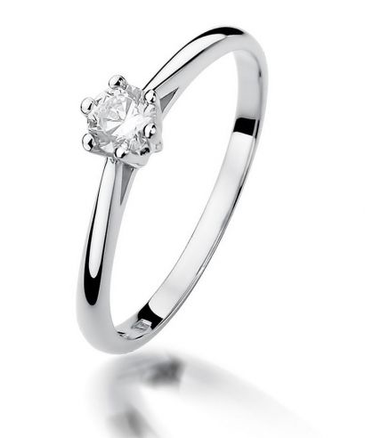 Prsten Bonore - Bílé Zlato 585 - Diamant 0,15 Ct