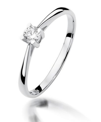 Prsten Bonore - Bílé Zlato 585 - Diamant 0,15 Ct