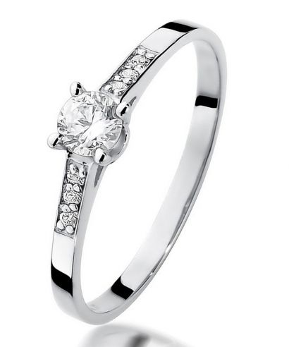 Prsten Bonore - Bílé Zlato 585 - Diamant 0,15 Ct