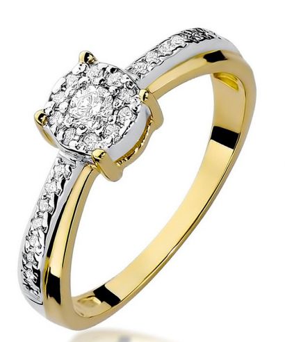 Prsten Bonore - Zlato 585 - Diamant 0,08 Ct