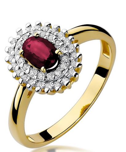 Prsten Bonore - Zlato 585 - Rubín 0,6 Ct