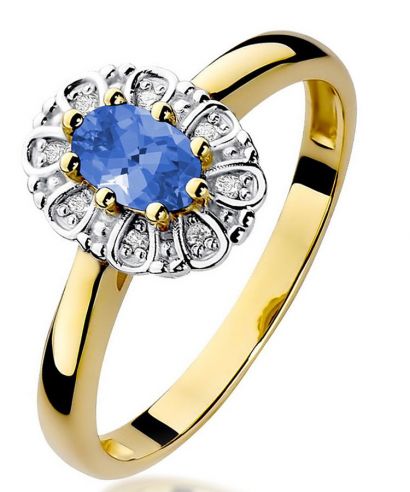 Prsten Bonore - Zlato 585 - Tanzanit 0,4 Ct
