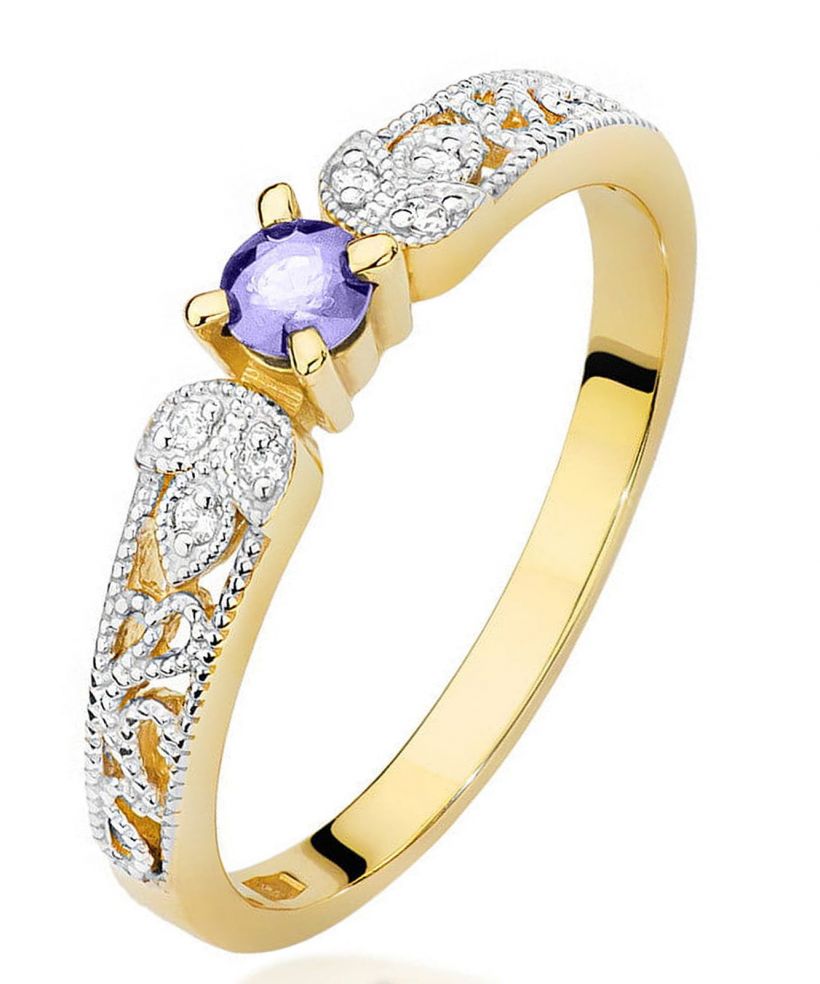 Prsten Bonore - Zlato 585 - Tanzanit 0,1 Ct