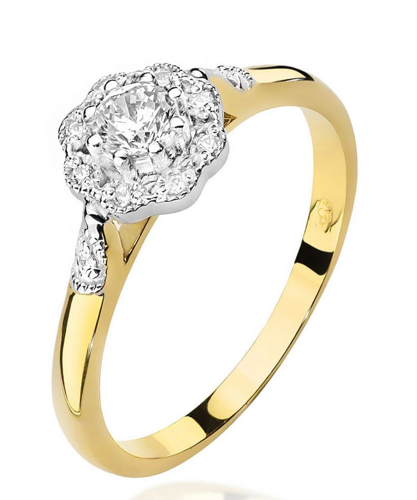 Prsten Bonore - Zlato 585 - Diamant 0,23 Ct