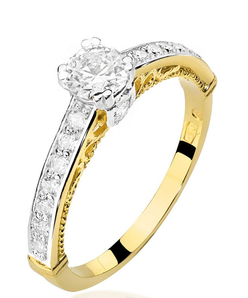 Prsten Bonore - Zlato 585 - Diamant 0,3 Ct