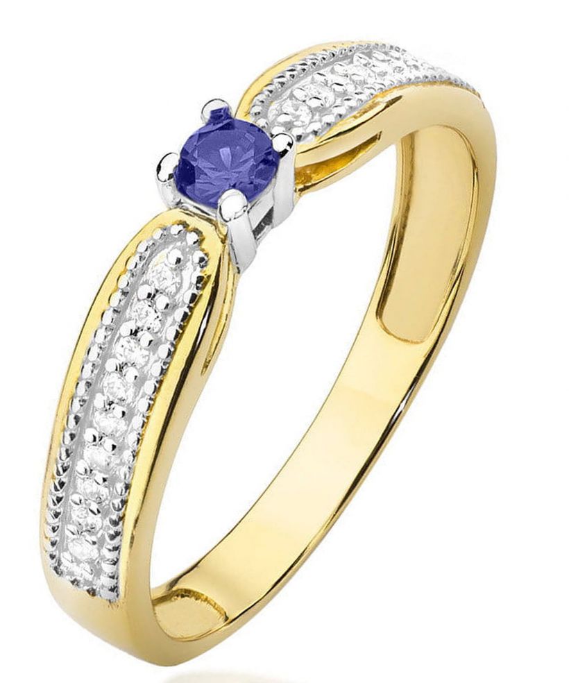 Prsten Bonore - Zlato 585 - Tanzanit 0,15 Ct