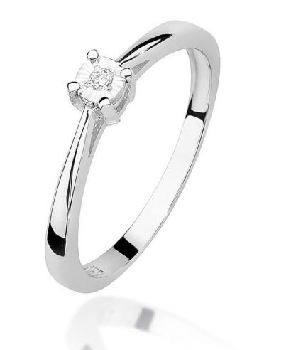 Prsten Bonore - Bílé Zlato 585 - Diamant 0,02 Ct
