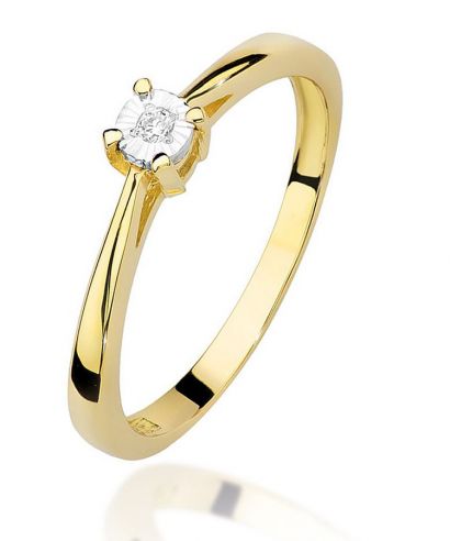 Prsten Bonore - Zlato 585 - Diamant 0,02 Ct