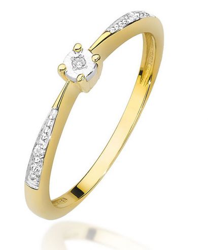 Prsten Bonore - Zlato 585 - Diamant 0,0086 Ct