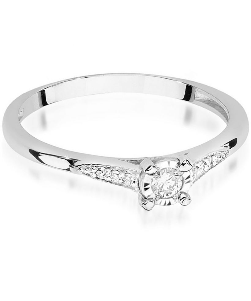 Prsten Bonore - Bílé Zlato 585 - Diamant 0,08 Ct