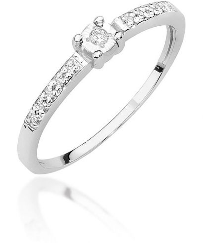 Prsten Bonore - Bílé Zlato 585 - Diamant 0,02 Ct