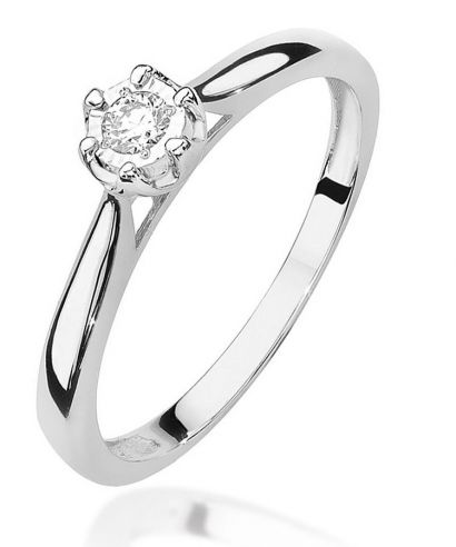 Prsten Bonore - Bílé Zlato 585 - Diamant 0,08 Ct