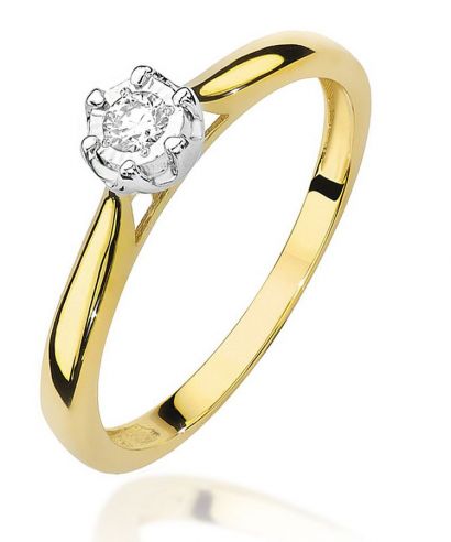 Prsten Bonore - Zlato 585 - Diamant 0,08 Ct