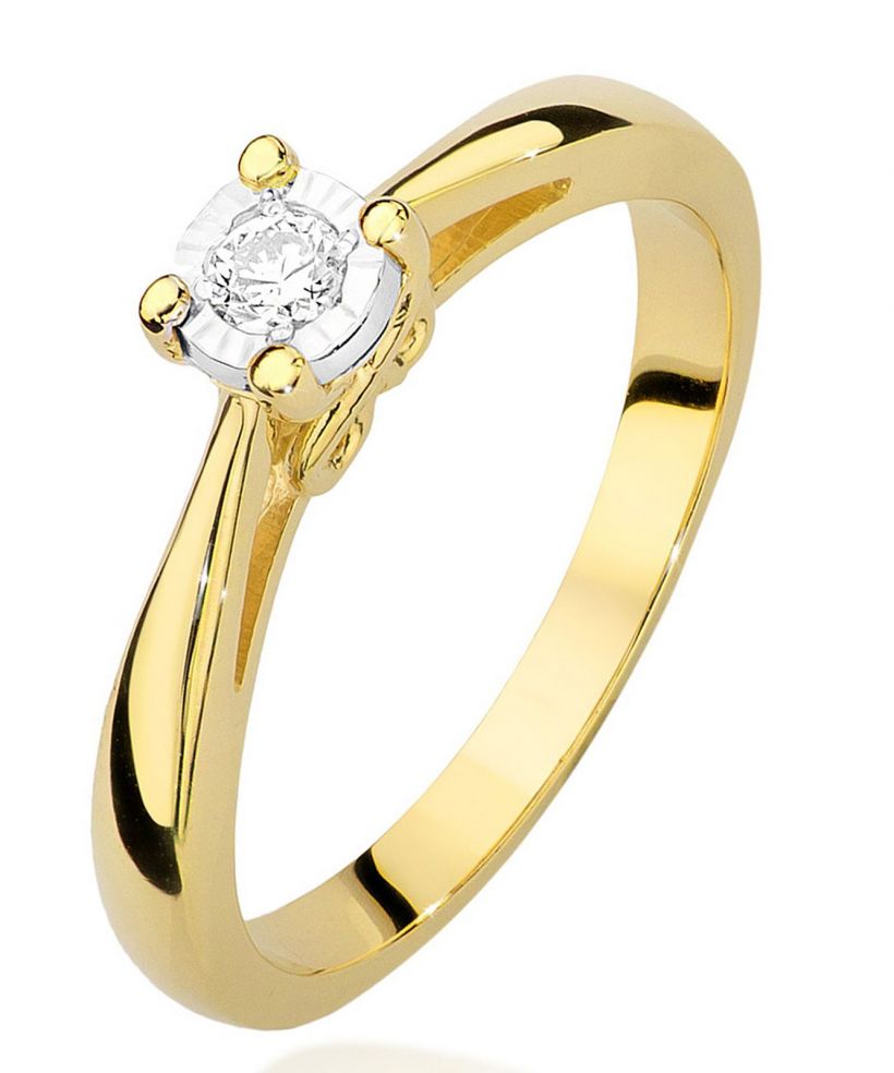 Prsten Bonore - Zlato 585 - Diamant 0,08 Ct