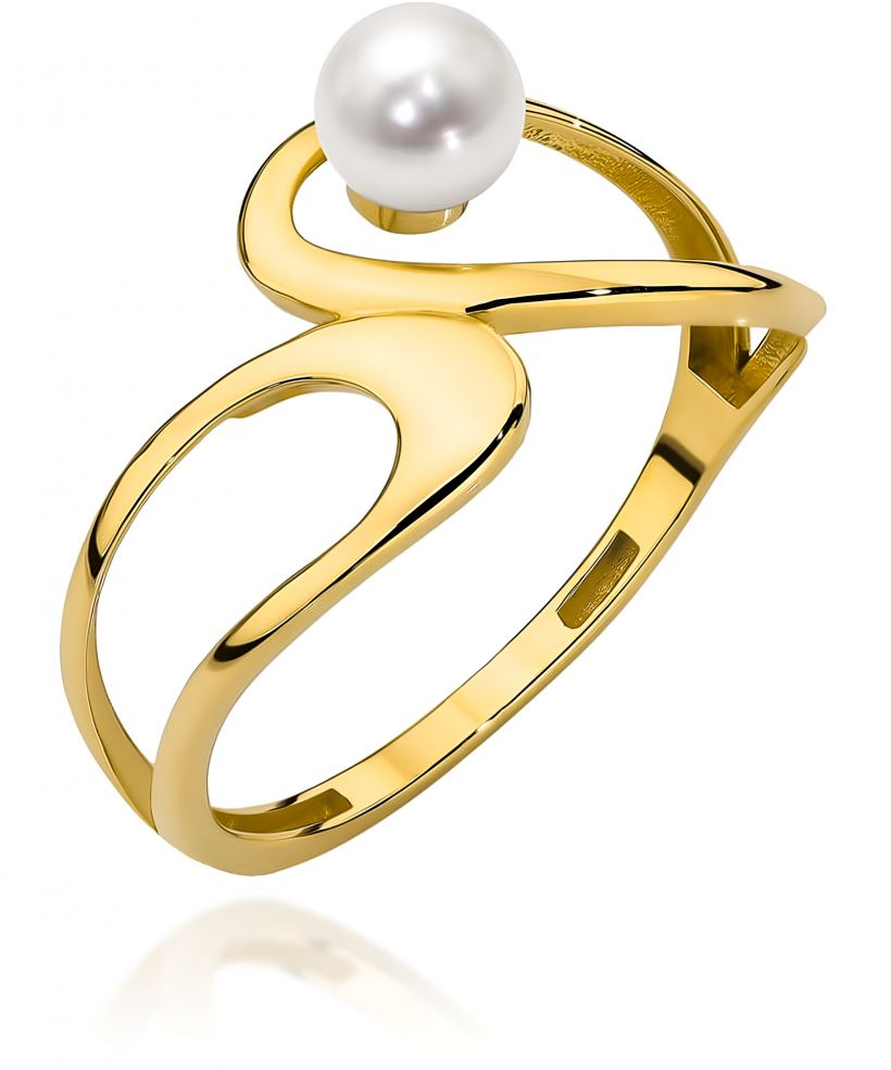 Prsten Bonore - Zlato 585 - Perleť