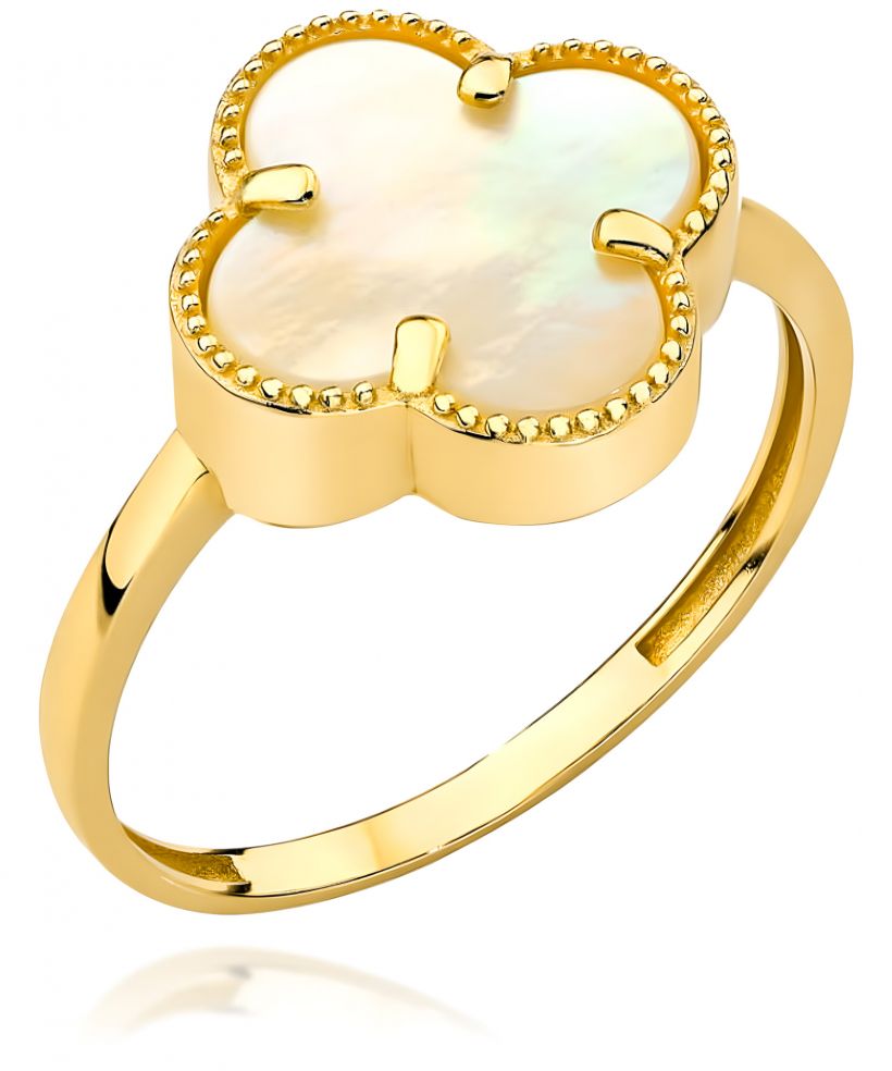 Prsten Bonore - Zlato 585 - Perleť