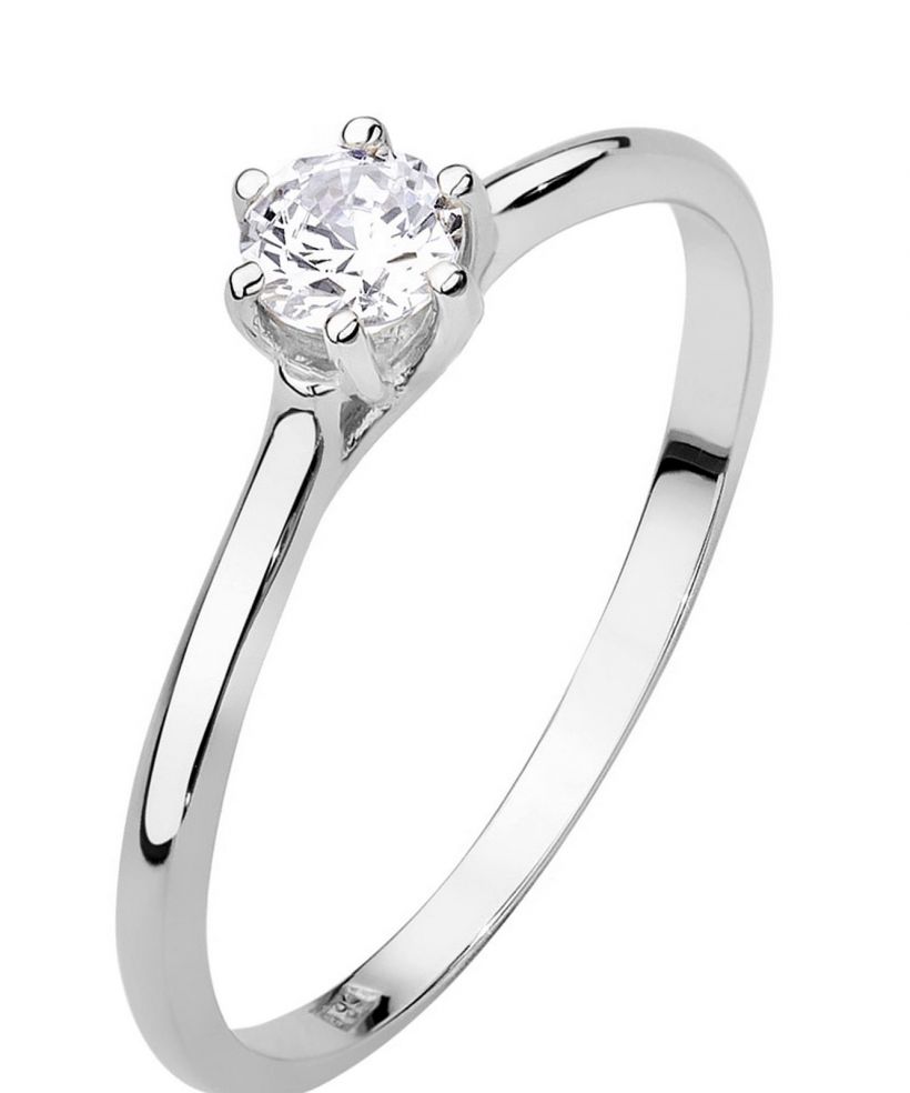 Prsten Bonore - Bílé Zlato 585 - Diamant 0,2 Ct