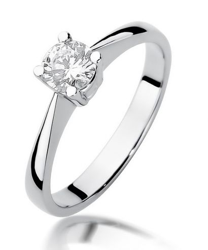 Prsten Bonore - Bílé Zlato 585 - Diamant 0,5 Ct