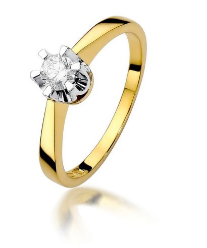 Prsten Bonore - Zlato 585 - Diamant 0,25 Ct