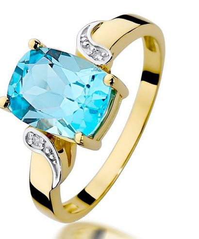 Prsten Bonore - Zlato 585 - Topaz 2,4 Ct