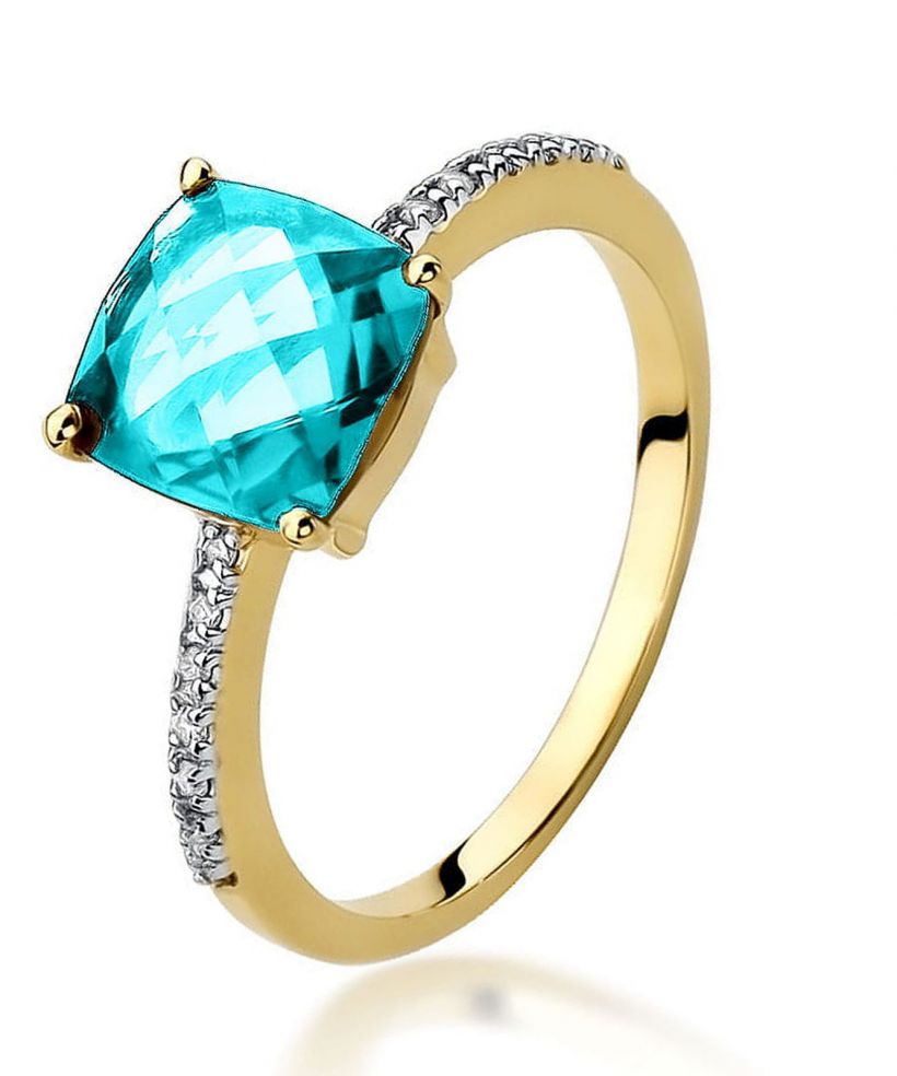 Prsten Bonore - Zlato 585 - Topaz 2 Ct