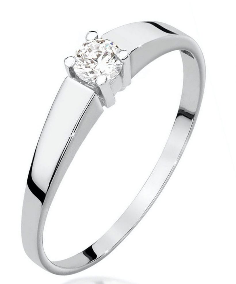 Prsten Bonore - Bílé Zlato 585 - Diamant 0,25 Ct