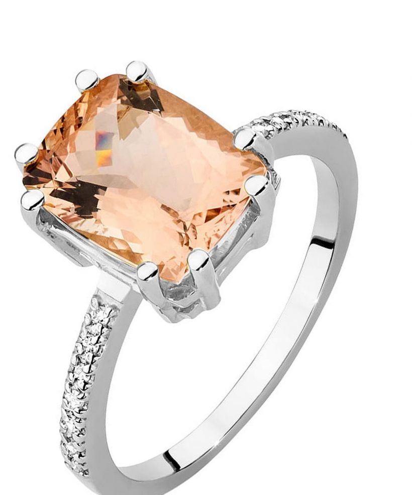 Prsten Bonore - Bílé Zlato 585 - Morganit 2,8 Ct