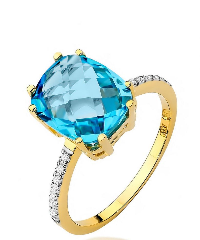 Prsten Bonore - Zlato 585 - Topaz 3 Ct