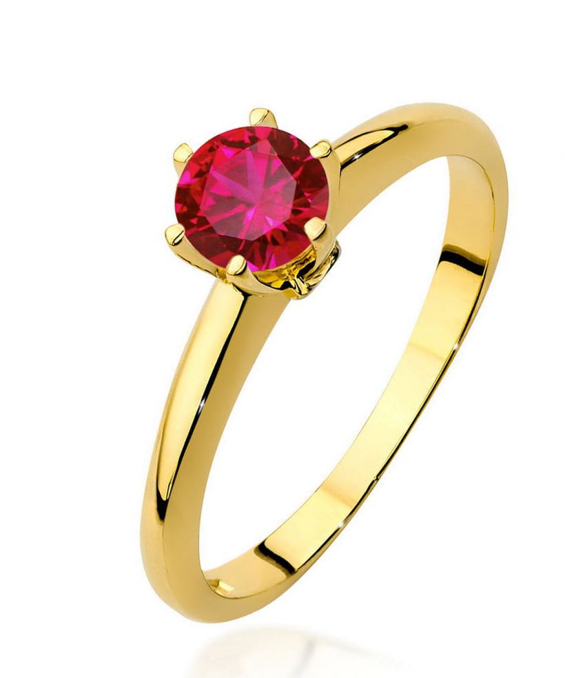 Prsten Bonore - Zlato 585 - Rubín 0,6 Ct
