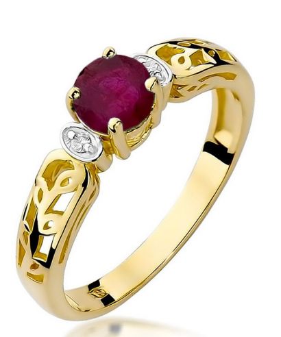 Prsten Bonore - Zlato 585 - Rubín 0,6 Ct