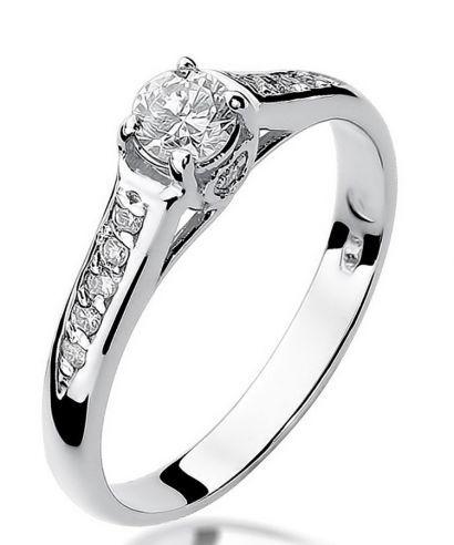Prsten Bonore - Bílé Zlato 585 - Diamant 0,23 Ct