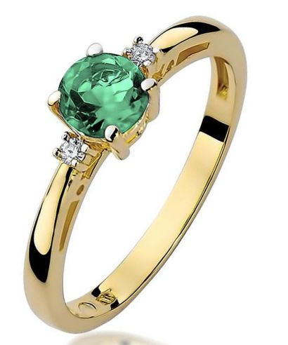 Prsten Bonore - Zlato 585 - Smaragd 0,5 Ct
