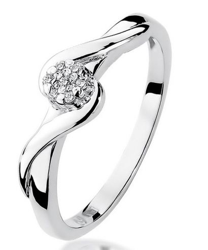 Prsten Bonore - Bílé Zlato 585 - Diamant 0,04 Ct