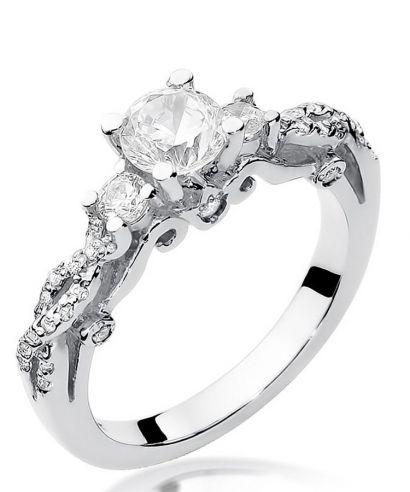 Prsten Bonore - Bílé Zlato 585 - Diamant 0,7 Ct
