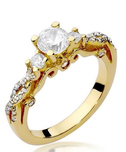 Prsten Bonore - Zlato 585 - Diamant 0,5 Ct